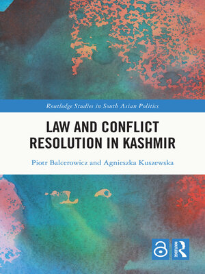 cover image of Law and Conﬂict Resolution in Kashmir